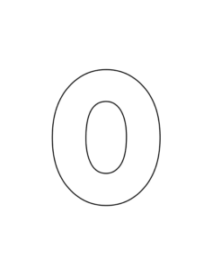 Lowercase Letter O Kids Coloring Pages Pdf, Free Vectors File